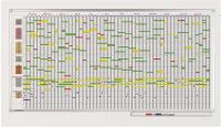 Legamaster Jaarplanner 75 items 100x200cm