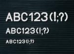 Letterbord hoog 80 x breed 60cm