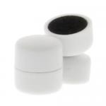 Memomagneten, 10 stuks, wit 10 mm