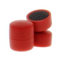 Memomagneten, 10 stuks, rood 10 mm