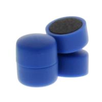 Memomagneten, 10 stuks, blauw 10 mm