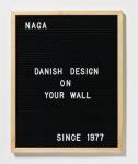 Naga Letterbord 40x50cm houten lijst