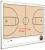 Smit Visual Planbord Basketbal 90x120cm 