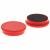 Memomagneten, 10 stuks, rood 25 mm